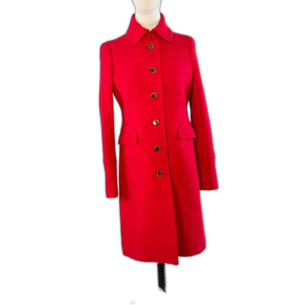 J Crew | Classic Lady Day Coat Sz 4 in Red | Italian Thinsulate®